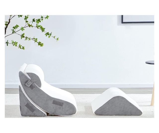 Ortopedická sada zádové, krční a nožní opěrky, 4 díly