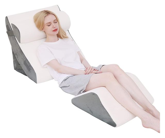 Ortopedická sada zádové, krční a nožní opěrky, 4 díly