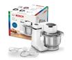 Bosch MUMS2EW00 Konyhai robotgép, 700 W, 4 sebesség, 3,8 l-es tál, 3D bolygókeverés, fehér