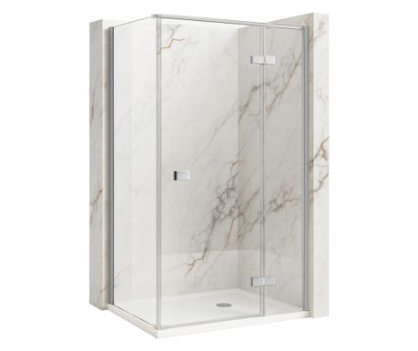 Sprchový kout REA Atlas Chrom 100x80 L