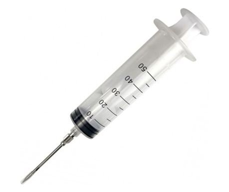 Seringa de bucatarie pentru injectarea si marinarea carnii, 50 ml