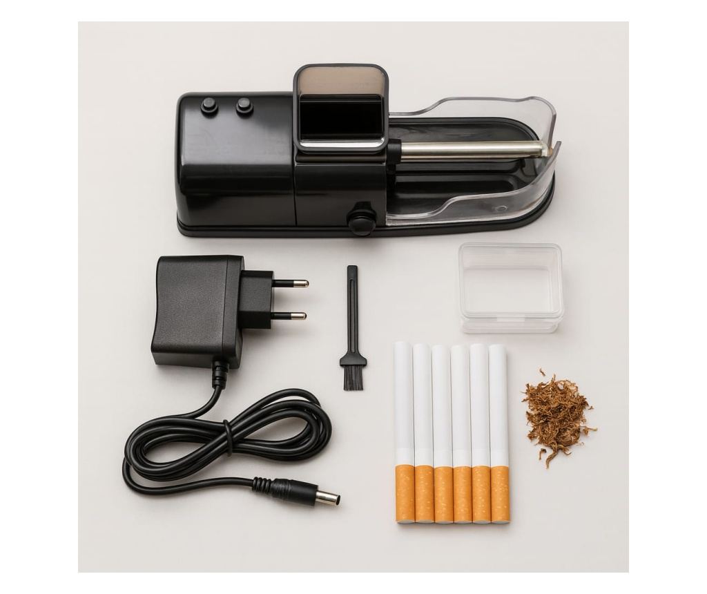 Aparat Electric de Facut Tigari MRG M12002, Injector de Tutun, Tuburi 8 mm, Pentru Injectat, Ajustare Densitate - 2