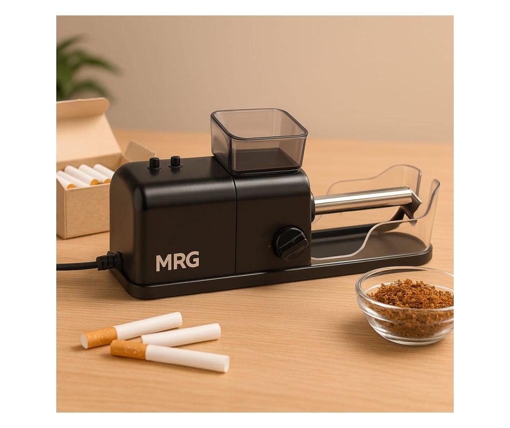 Aparat Electric de Facut Tigari MRG M12002, Injector de Tutun, Tuburi 8 mm, Pentru Injectat, Ajustare Densitate - 4