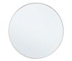 Białe metalowe lustro ścienne Nucleos Ø60x1,5 cm