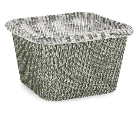 Set od 2 zelene Amalya košare za pohranu 29x29x17v