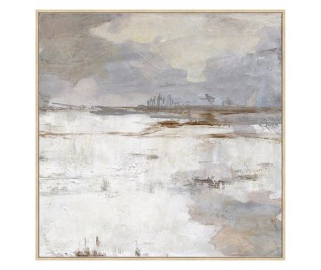 Χειροποίητος πίνακας σε καμβά Bold 82.6x4.3x82.6εκ.