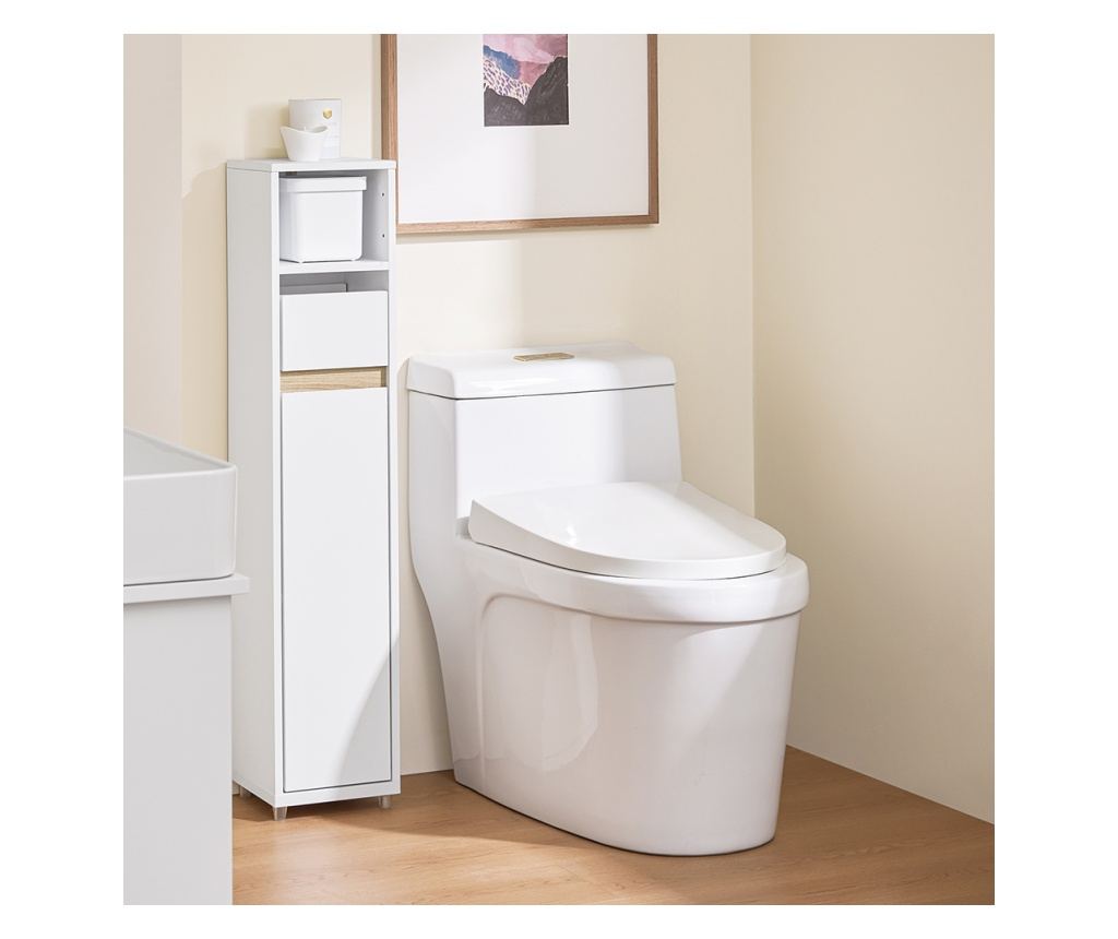 SoBuy Υπουργικό Συμβούλιο BZR151-W, Λευκό, 20x20x96εκ
Ξύλινο, ρυθμιζόμενο ράφι με συρτάρι

Ένα κομψό και λειτουργικό έπιπλο για - 4