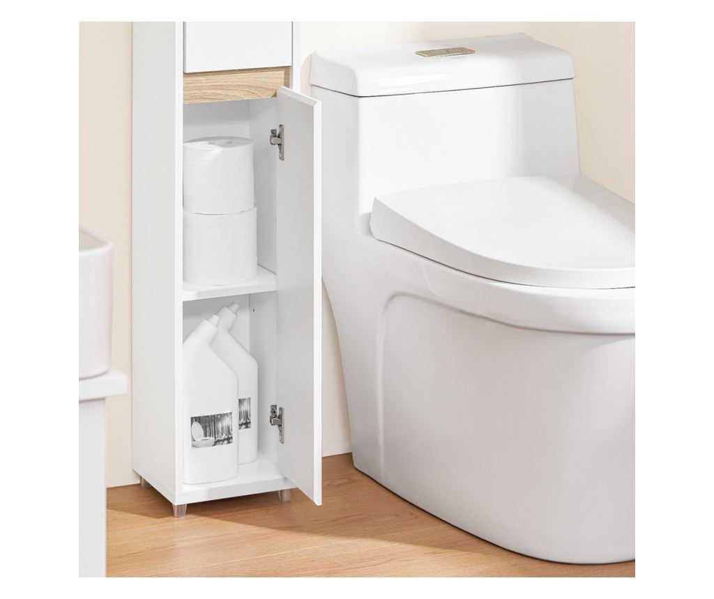 SoBuy Υπουργικό Συμβούλιο BZR151-W, Λευκό, 20x20x96εκ
Ξύλινο, ρυθμιζόμενο ράφι με συρτάρι

Ένα κομψό και λειτουργικό έπιπλο για - 6