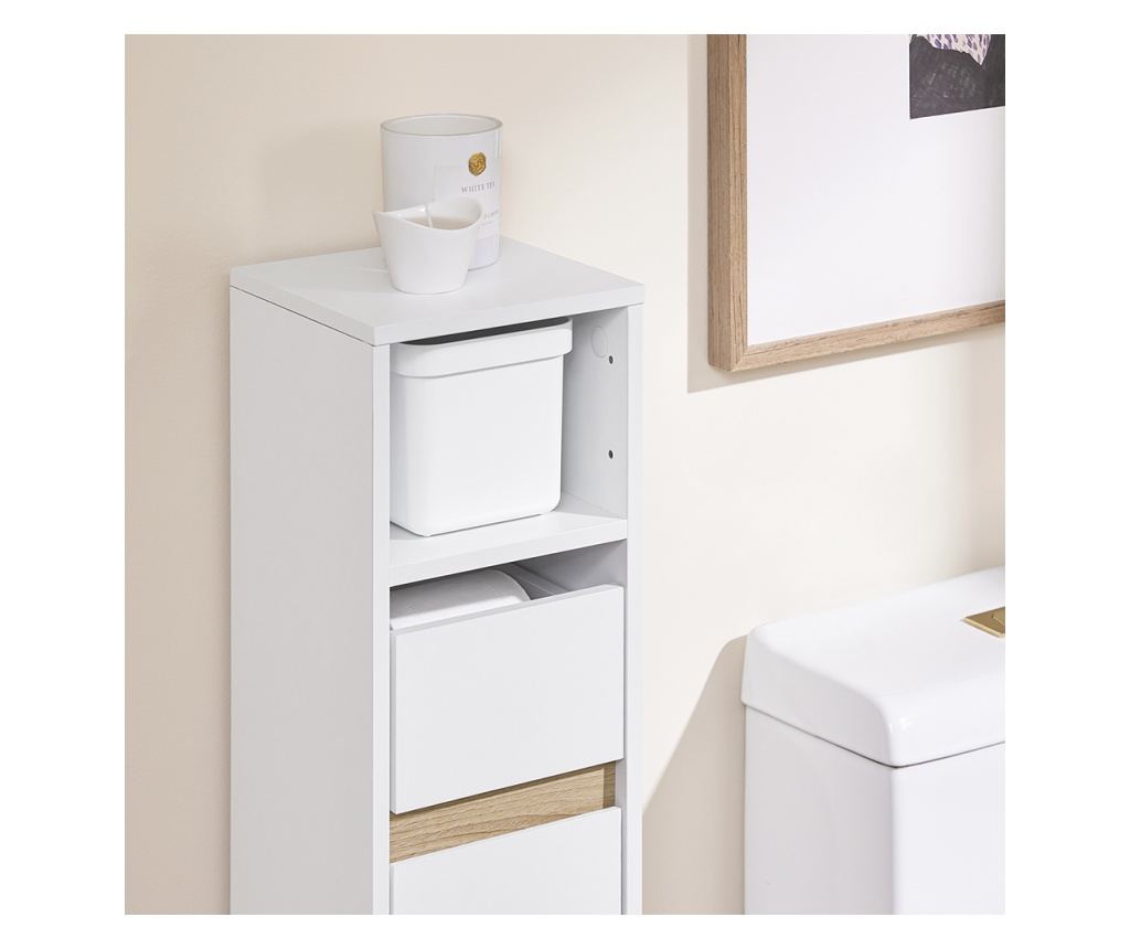 SoBuy Υπουργικό Συμβούλιο BZR151-W, Λευκό, 20x20x96εκ
Ξύλινο, ρυθμιζόμενο ράφι με συρτάρι

Ένα κομψό και λειτουργικό έπιπλο για - 9