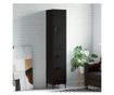 Visoka crna vitrina, 34,5x34x180 cm, obrađeno drvo thumbnail 1