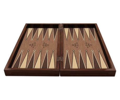 Κουτί από λαμαρίνα, MDF, ανθεκτικό στις γρατσουνιές, μαγνητικό κλείσιμο, 25 x 49 x 6 cm, καφέ/μπεζ