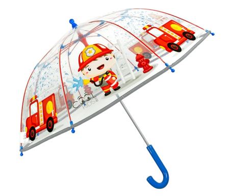 Perletti CoolKids Gasilec Transparentni Dežnik 60cm