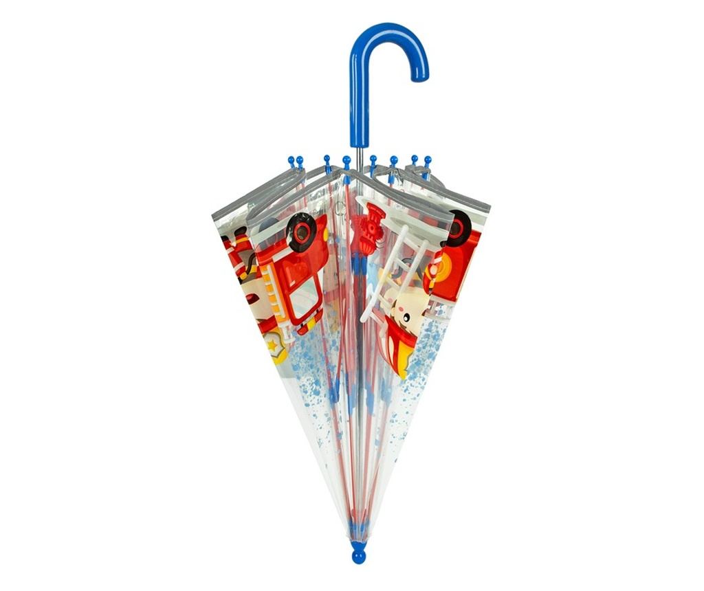 Umbrelă transparentă Perletti CoolKids Pompier 60cm - 2