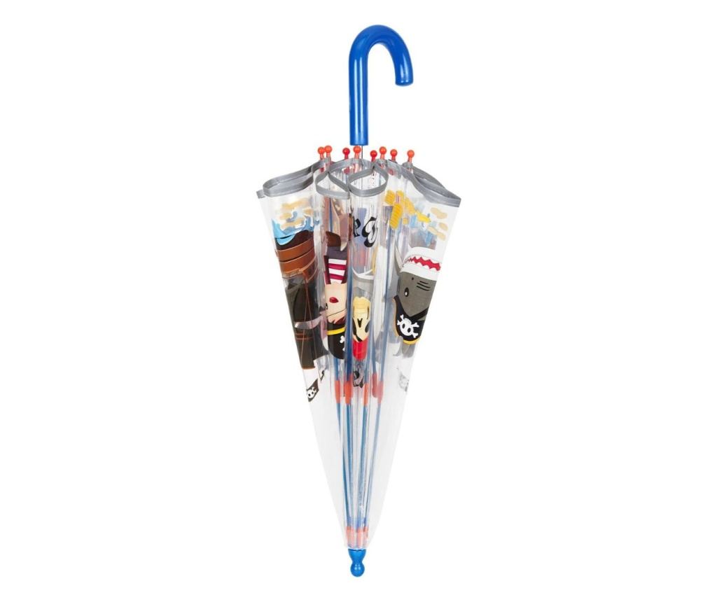 Umbrelă transparentă Perletti CoolKids Pirați 60cm - 2