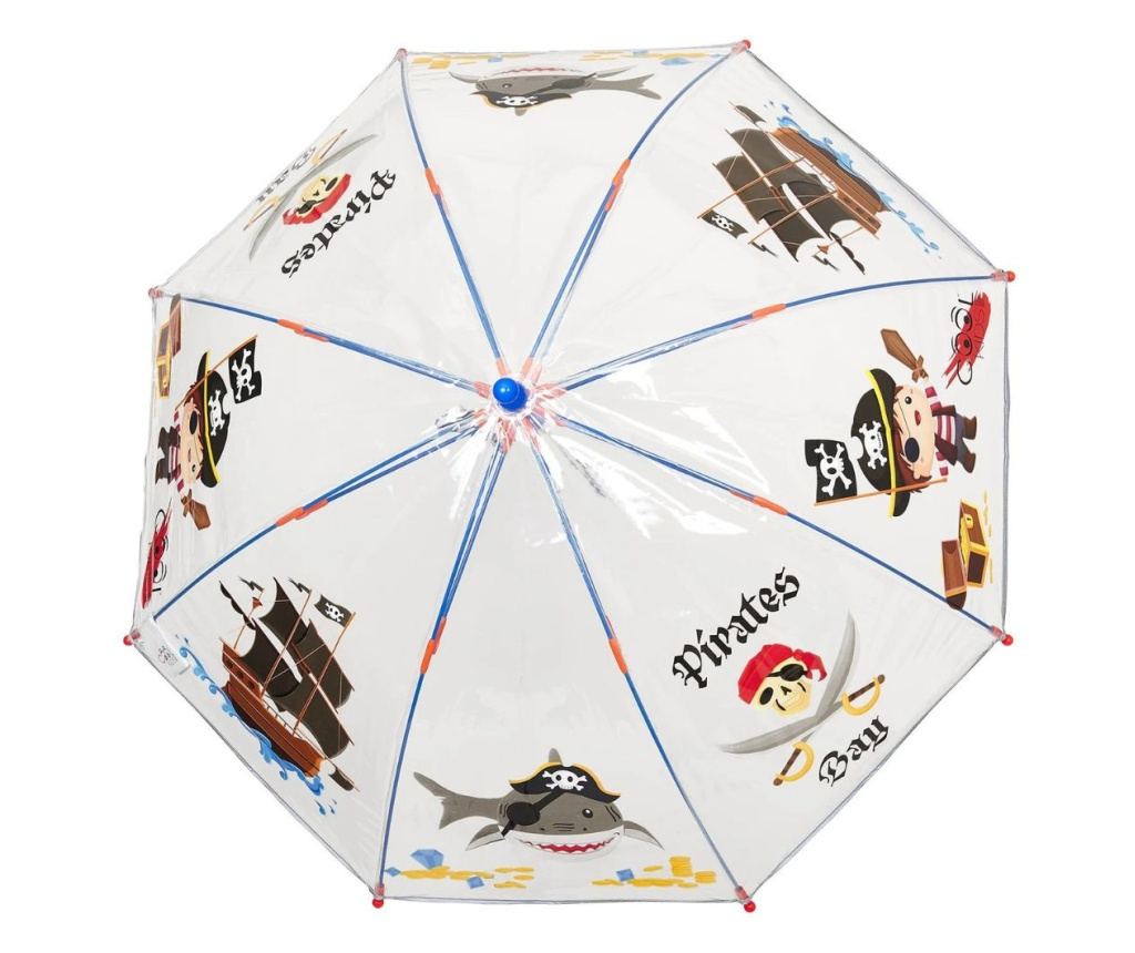 Umbrelă transparentă Perletti CoolKids Pirați 60cm - 6