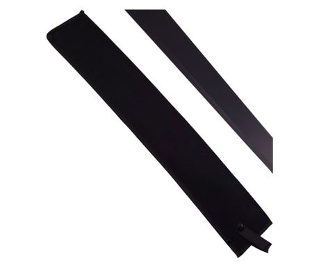 Sabie de vânătoare DEPOX®, Ninja Blade, mâner metal, 81 cm, negru, teacă inclusă
