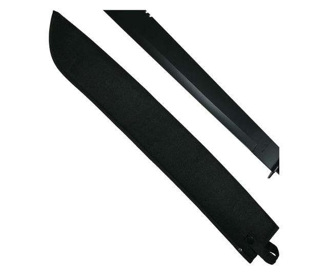 Sabie de vanatoare DEPOX®, Ninja Blade, maner metal, 83 cm, negru