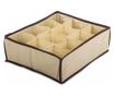 Organizator pentru sosete si lenjerie intima, 12 compartimente,Gonga® Crem thumbnail 3