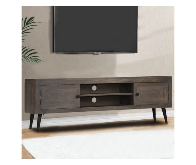 TV komoda, masivno drvo manga, 140 x 30 x 45 cm