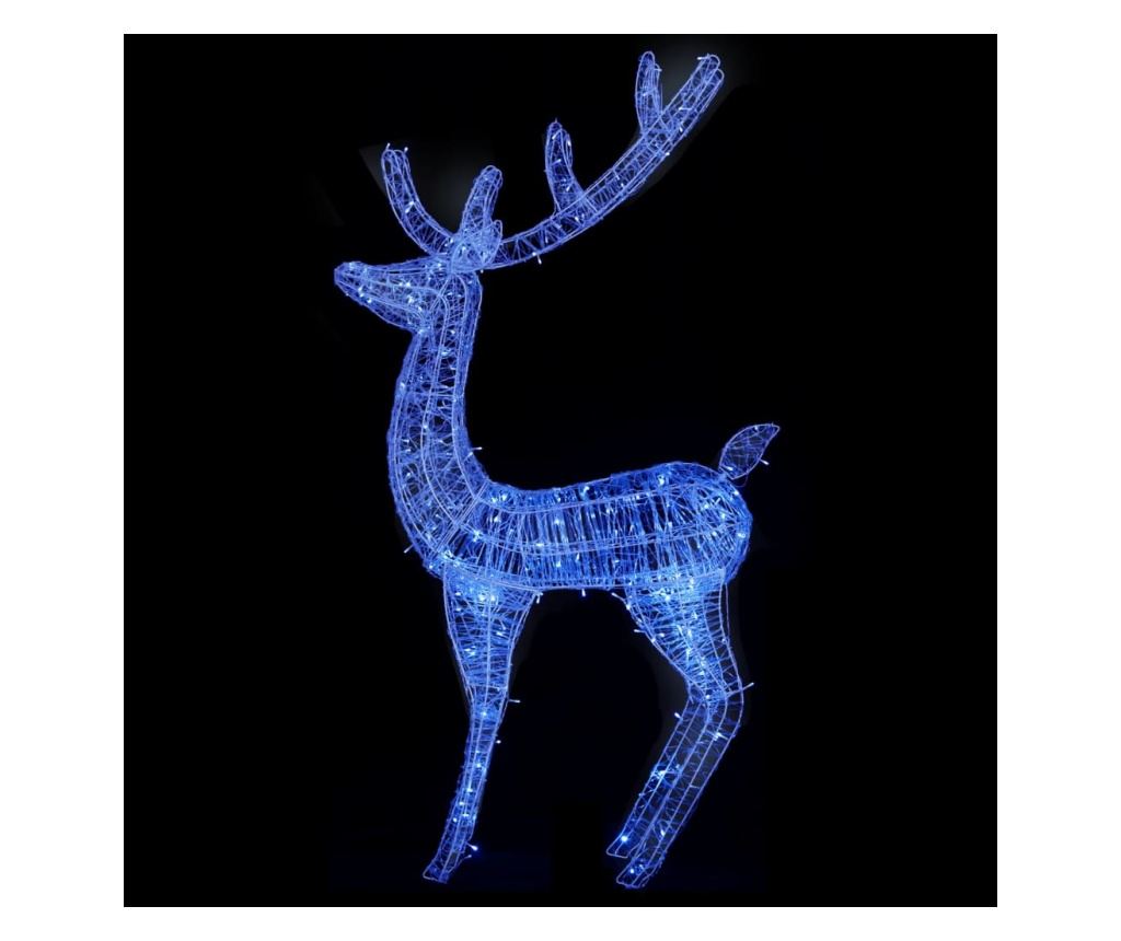Χριστουγεννιάτικος Τάρανδος με 250 LED, 2 τεμ., Μπλε, 180 εκ., Ακρυλικό XXL - 7