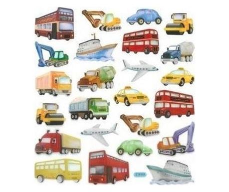 Dalprint Naklejki papierowe - Transport 24szt