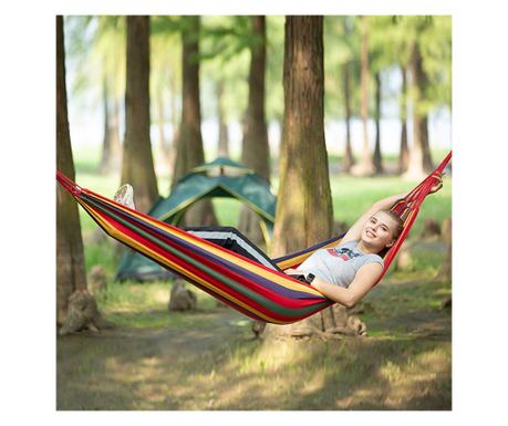 Houpací sít' pro dvě osoby, červená