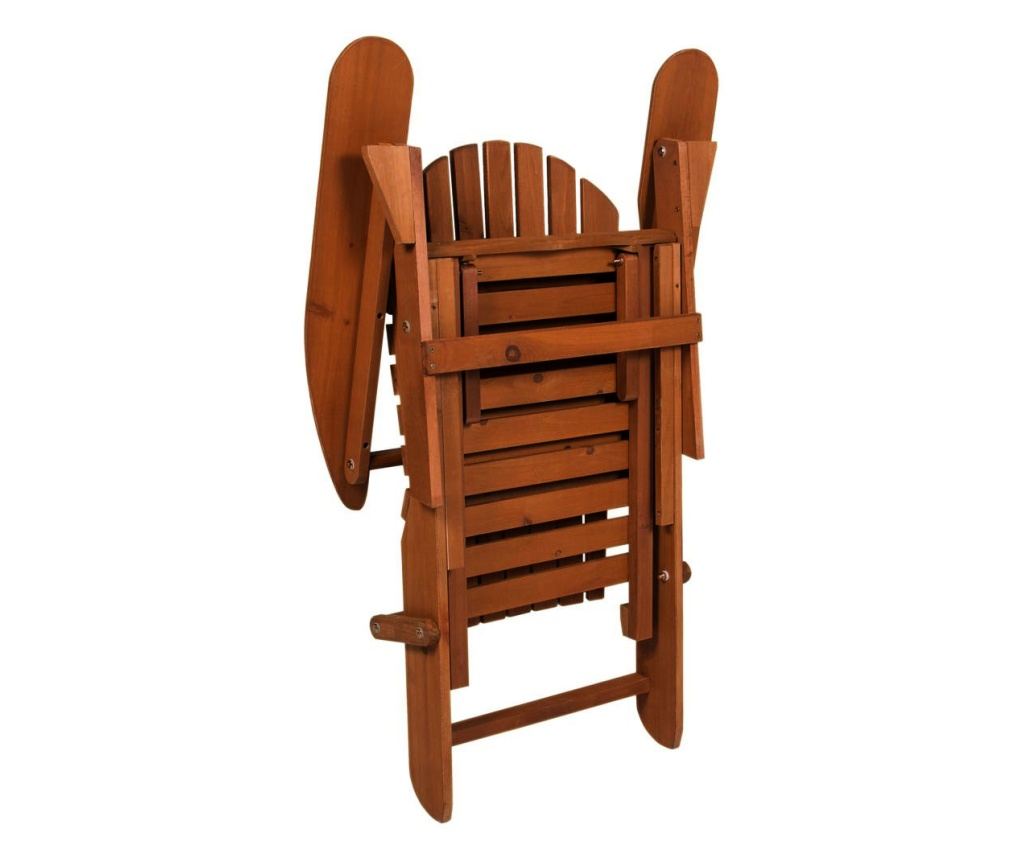 Scaun pliant de gradina din lemn Timeless Tools, Lifestyle, Natur, 88 x 71 x 72 cm - 3
