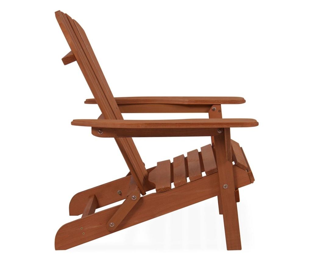 Scaun pliant de gradina din lemn Timeless Tools, Lifestyle, Natur, 88 x 71 x 72 cm - 4