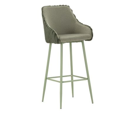 BAR STOOL ALASKA -A- ZELENI SET 2 KOM CM 52X46X111 (VISINA SJEDALA CM 78)