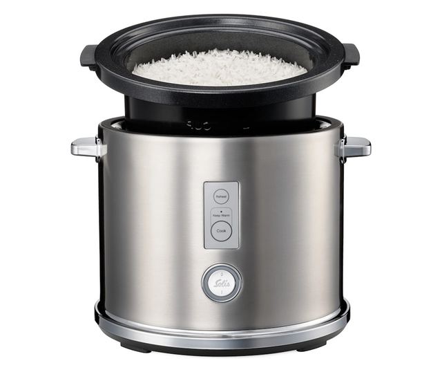 Solis rizsfőző multifunkcionális készülék, 1.2 liter, tapadásmentes bevonat, ezüst