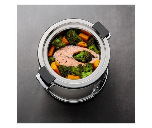 Solis rizsfőző multifunkcionális készülék, 1.2 liter, tapadásmentes bevonat, ezüst