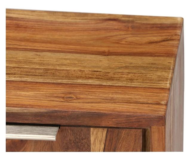 TV komoda, masivni sheesham, završna obrada boje meda 118x30x40 cm