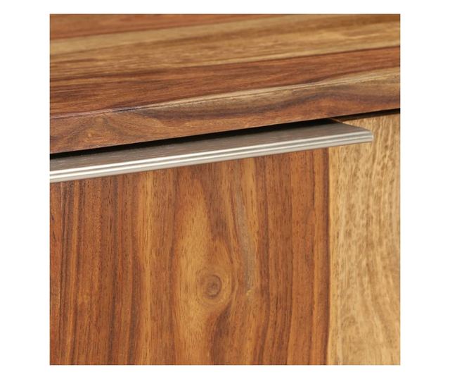 TV komoda, masivni sheesham, završna obrada boje meda 118x30x40 cm