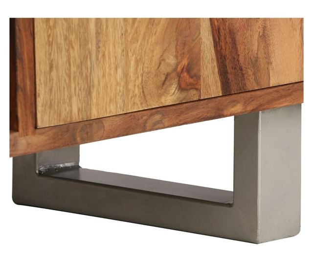 TV komoda, masivni sheesham, završna obrada boje meda 118x30x40 cm