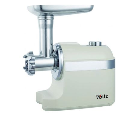 Месомелачка с приставка за домати Oliver Voltz OV51991F, 600/1800W, Аксесоар за колбаси, Бял