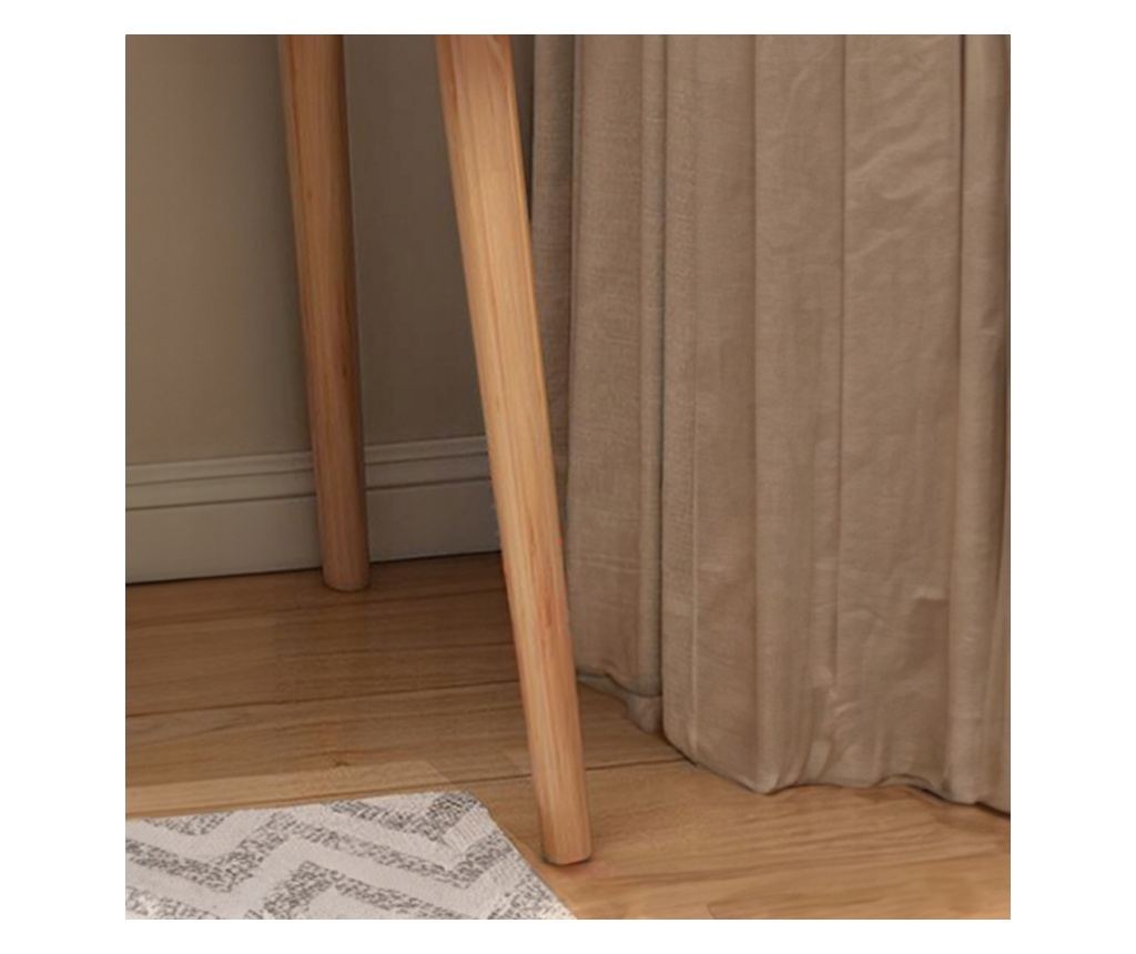Masă de toaletă cosmetică, oglindă, machiaj, albă, mare, scandinavă, loft, modernă - 8