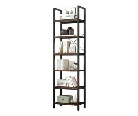 Bibliotecă de birou, bibliotecă înaltă industrială de tip loft, stil vintage