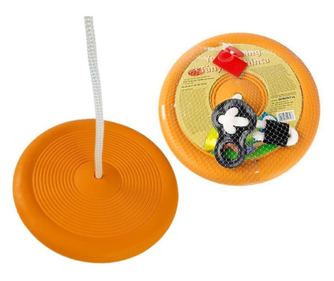 Kulatá zahradní houpačka pro děti 423 oranžová Dorex