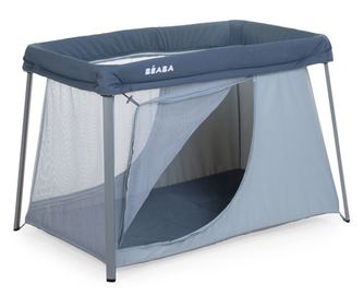 Patut de calatorie 3 in 1 Beaba Eazy Sleep Mineral Grey