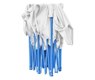 Összecsukható kerti pavilon több típusban-2,9x4,25 méteres-fehér-pavilon+hordtáska