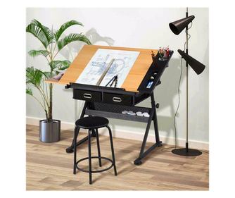 Masa pentru desen tehnic cu scaun cadou