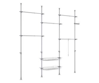 SoBuy Regulirana ormarna kabina 311x37x295 cm KLS04-II-HG

Ova funkcionalna ormarna kabina savršen je izbor za uredski prostor i