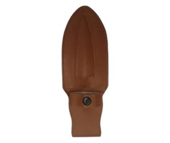 Komplet šestih metalnih nožev, Black Fury, DEPOX®, 16,5 cm, nerjaveče jeklo, priložen usnjen etui