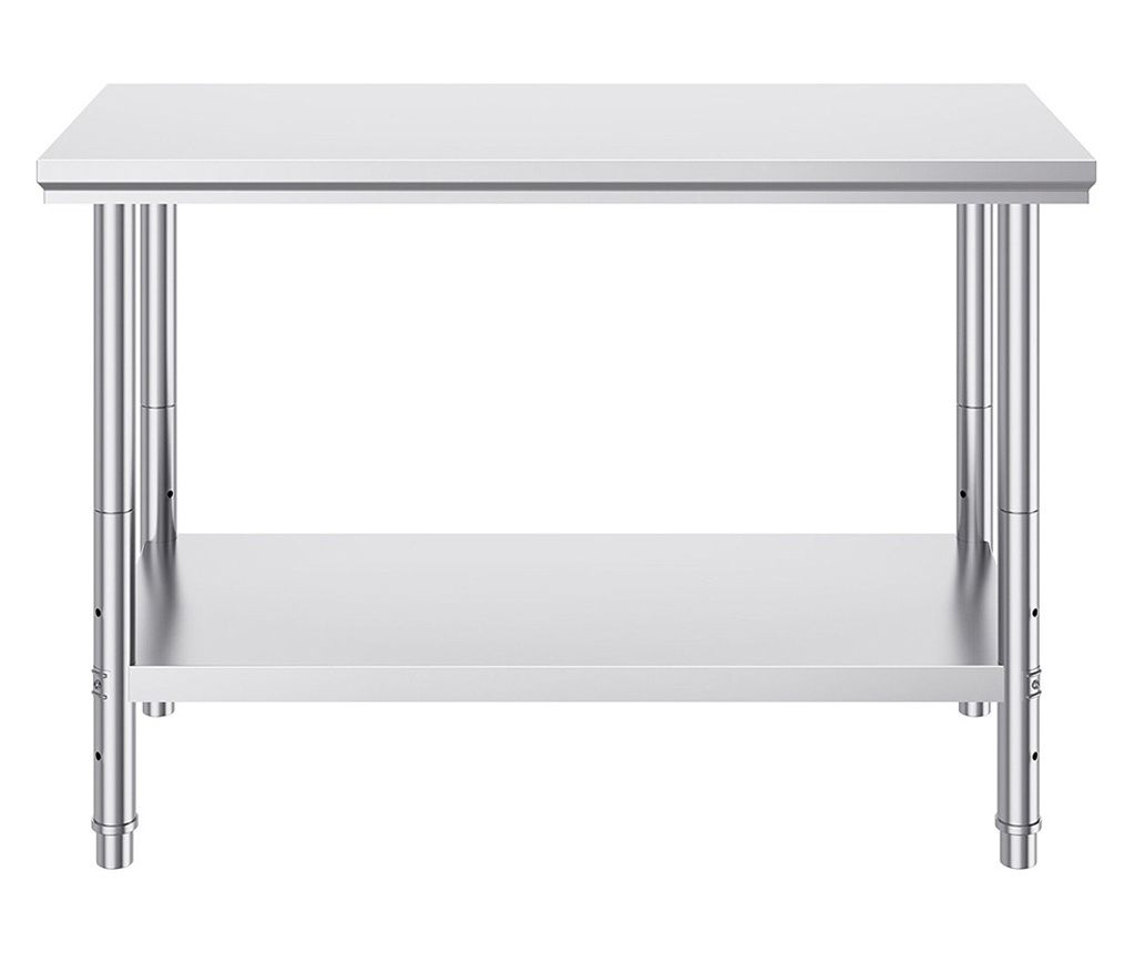 Rozsdamentes acél konyhai asztal