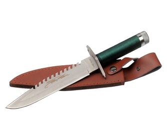 Lovski nož IdeallStore®, Rambo First Blood, 35 cm, z vključenim tulcem, zelen