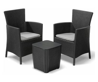 Set Mobilier de Balcon Iowa cu Masă Luzon