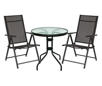 Set Mobilier de Balcon Arvin