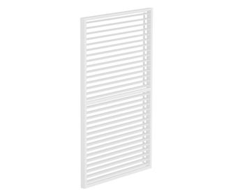 LUXE Lamellás oldalpanel (R) 123x218cm 4 m-ig fehér