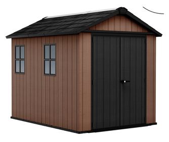 Newton Plus wide 9 x 7,5 műanyag kerti ház barna