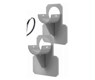 Medencecső tartókonzol 38 mm szürke